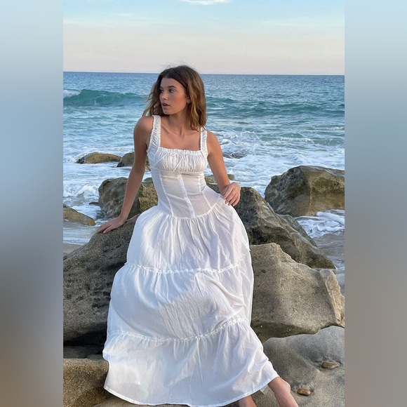 Frankie's Bikinis Dresses & Skirts - Christabelle Ruffle Maxi Dress